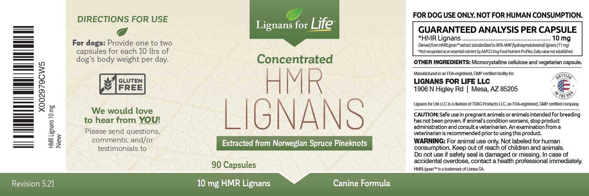 HMR Lignans -10mg