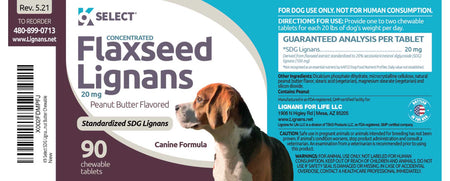 Flaxseed SDG Lignans, 20mg - Peanut Butter Flavored